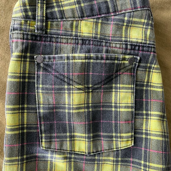 The Ragged Priest Check Print Mom Jeans 30 - Picture 8 of 9